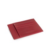 Portcard din piele naturala DiAmanti Juan Rosu H030